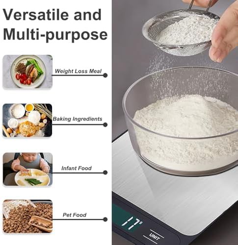 Slim digital baking scale for grams and ounces — photo 4
