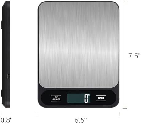 Slim digital baking scale for grams and ounces — photo 5