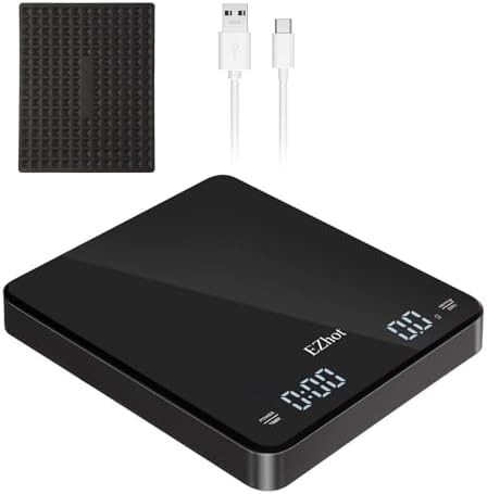 High precision digital espresso scale with timer