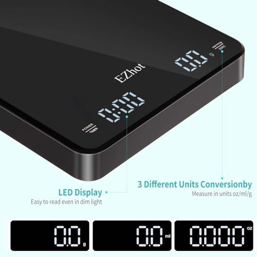 High precision digital espresso scale with timer — photo 3