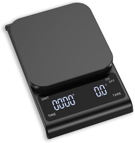 Touch button espresso scale with timer
