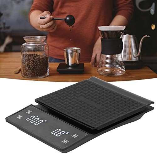 Digital coffee scale with timer and LED display — photo 5