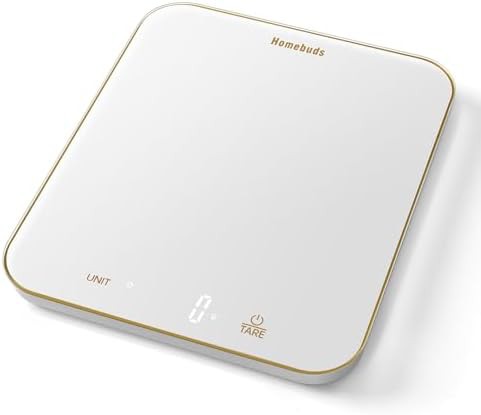White high precision digital kitchen scale