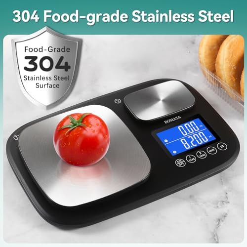 Dual platform kitchen scale with two precisions — photo 4