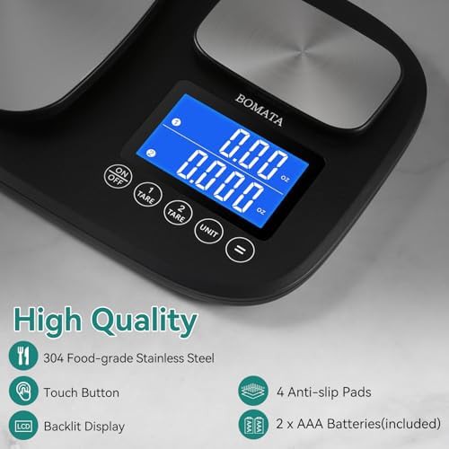Dual platform kitchen scale with two precisions — photo 5
