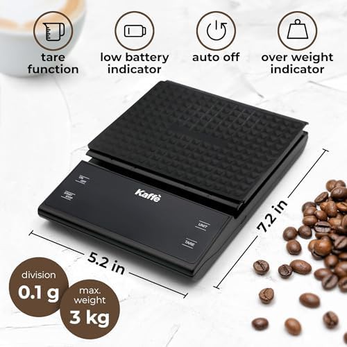 Backlit LCD coffee scale with built-in timer — photo 4