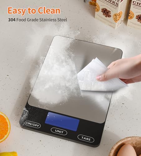 High capacity rechargeable digital kitchen scale — photo 3