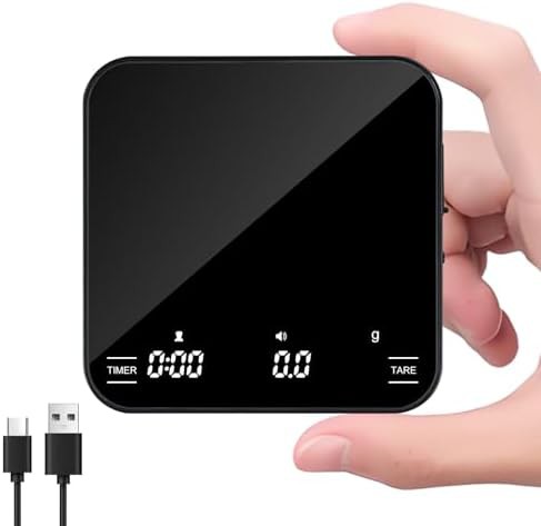 Multi mode digital coffee scale with flow speed