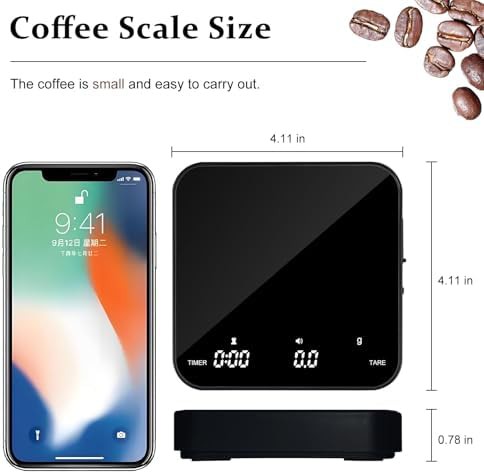 Multi mode digital coffee scale with flow speed — photo 4