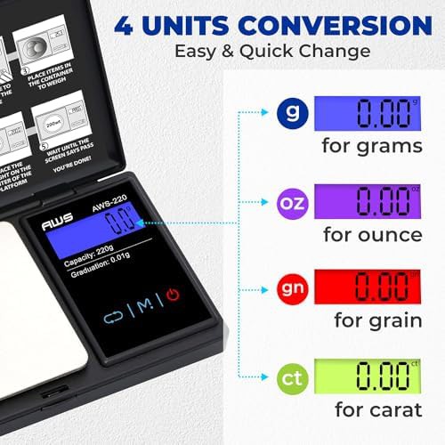 Precision digital pocket scale with LCD screen — photo 4