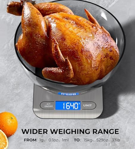 Rechargeable digital scale with 33lb capacity — photo 5