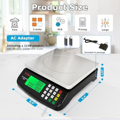 Black Stainless Steel Price Computing Scale — photo 3