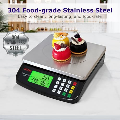 Black Stainless Steel Price Computing Scale — photo 5