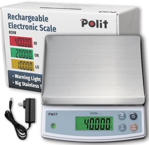 Rechargeable commercial food scale 40 lb