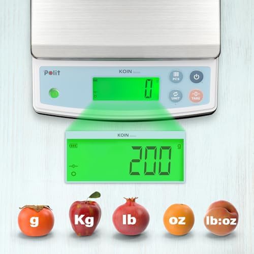 Rechargeable commercial food scale 40 lb — photo 4