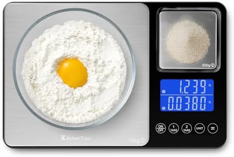 Dual Platform Digital Scale for Baking