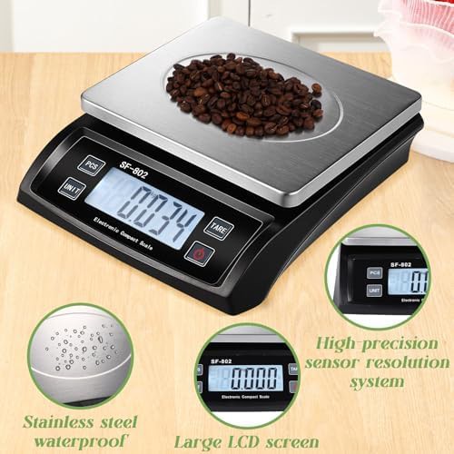 Large commercial black stainless steel scale — photo 3