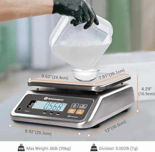 Rechargeable commercial stainless steel meat scale — photo 4