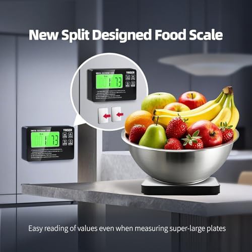 Split design 33 lb digital kitchen scale — photo 5