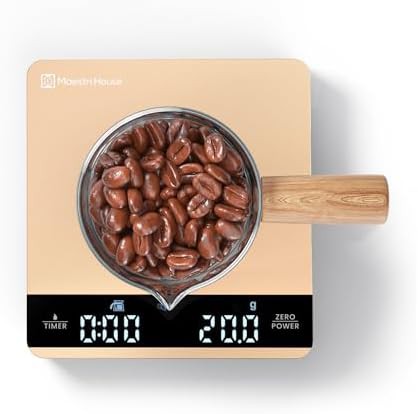 Compact Metal Espresso Scale with Timer