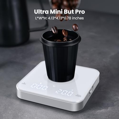 Rechargeable Milk Frother and Mini Coffee Scale — photo 3
