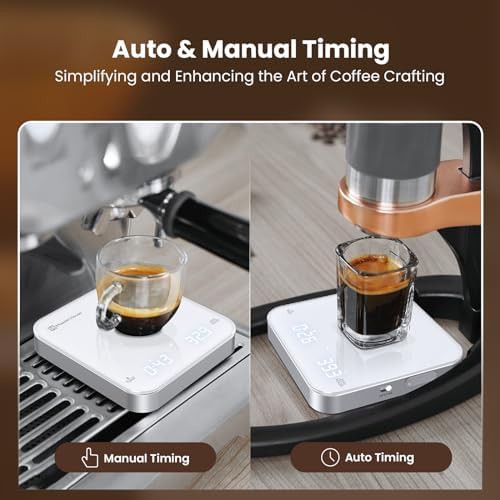 Rechargeable Milk Frother and Mini Coffee Scale — photo 4