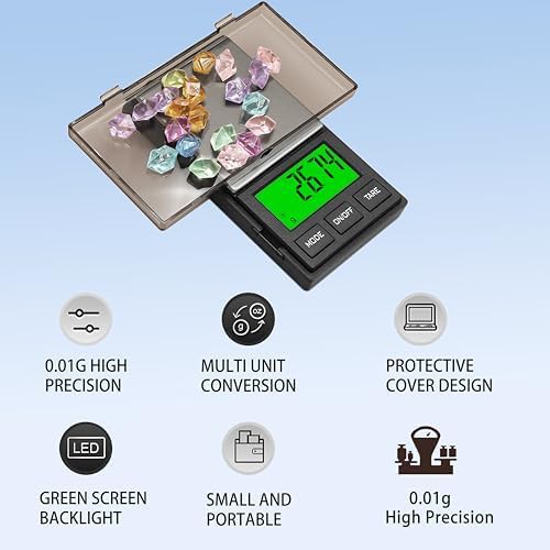 Digital pocket scale for jewelry and medicine — photo 3
