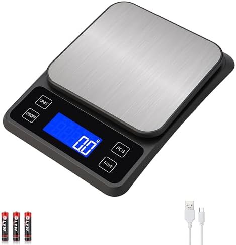 Precision rechargeable food scale for weight loss