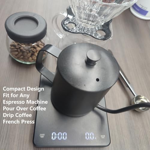 Mini pro coffee scale with rubber mat — photo 4
