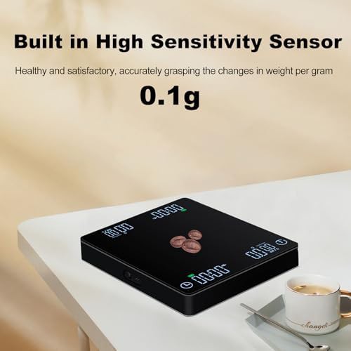 Mini coffee scale with wireless display — photo 4