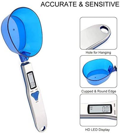 Blue digital measuring spoon food scale — photo 5