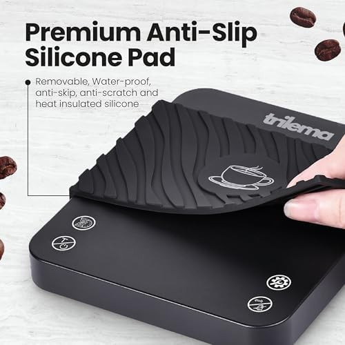 Rechargeable espresso scale with barista timer — photo 3