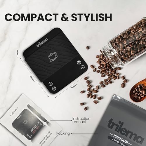 Rechargeable espresso scale with barista timer — photo 5