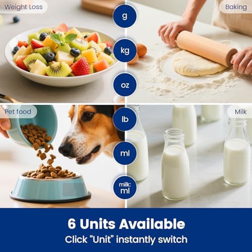 Rechargeable stainless steel baking and cooking scale — photo 3