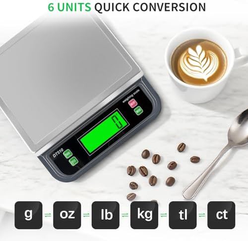 Large stainless steel commercial food scale — photo 3