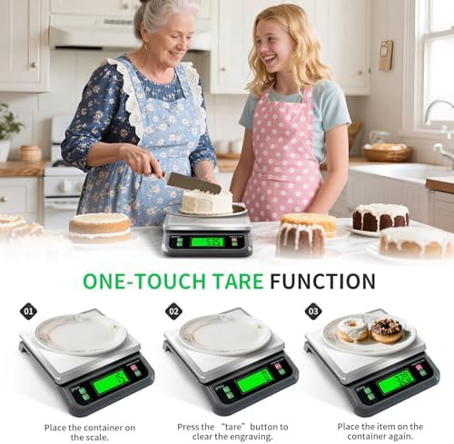 Large stainless steel commercial food scale — photo 5