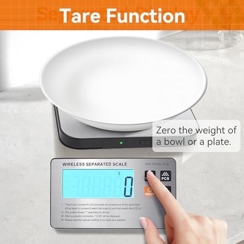 Wireless separated display digital baking scale — photo 3