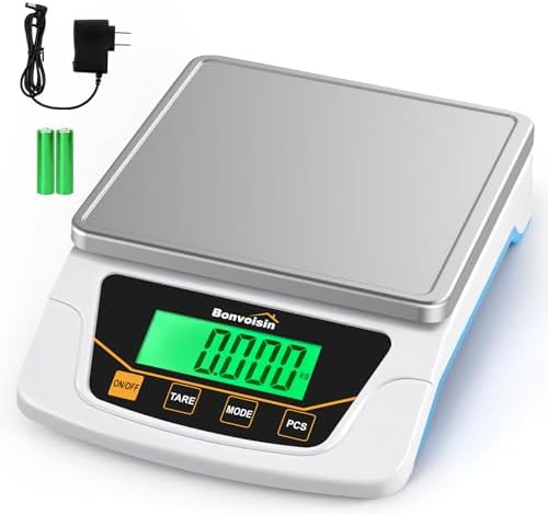 Precision lab scale with stainless steel platform