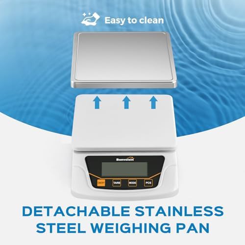 Precision lab scale with stainless steel platform — photo 4