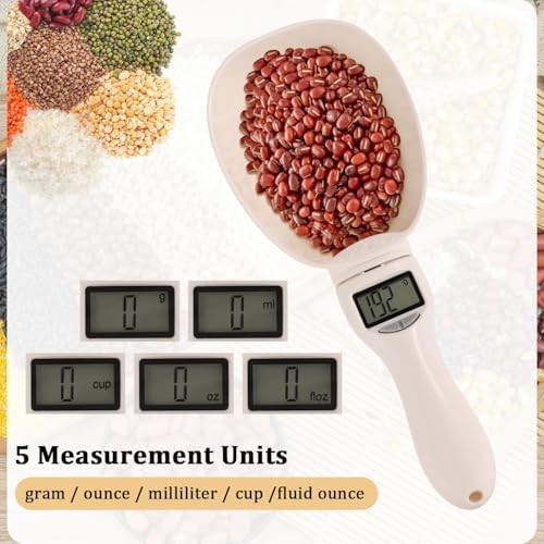 Off-white digital measuring spoon scale 800g — photo 3