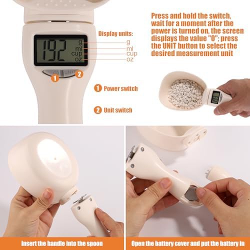 Digital measuring spoon scale for pet food — photo 5