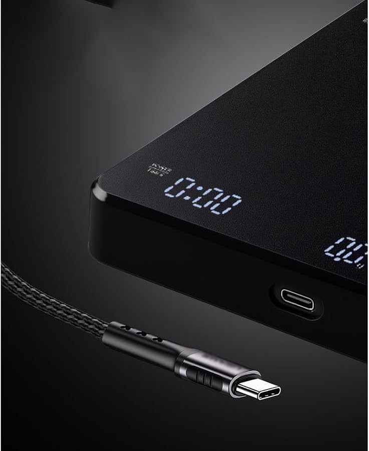 Stainless steel household electronic baking scale — photo 3