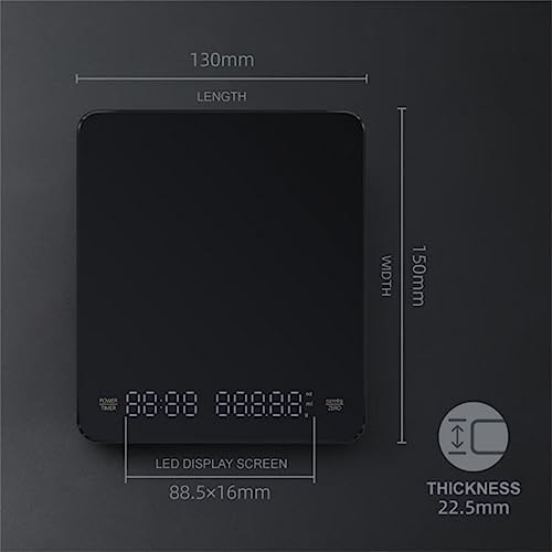 High Precision 0.1g LED Coffee Scale — photo 3