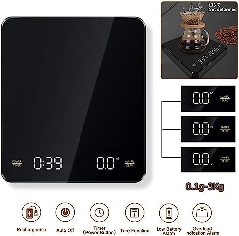 High Precision 0.1g LED Coffee Scale — photo 4