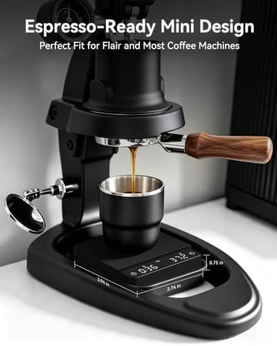 Mini rechargeable black coffee scale — photo 3