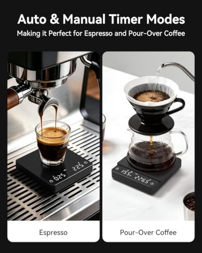 Mini rechargeable black coffee scale — photo 4