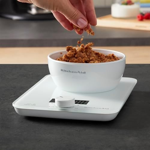 White glass scale for liquid and dry ingredients — photo 3