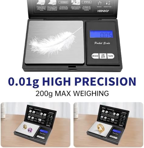 Portable digital pocket scale with calibration weight — photo 3