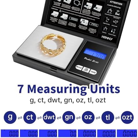 Portable digital pocket scale with calibration weight — photo 5