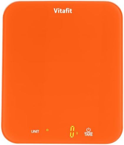 Refreshing orange baking food scale